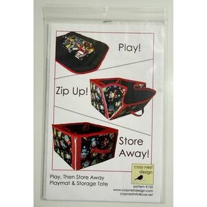 Cozy Nest Design Play Zip Up Store Away Pattern #102